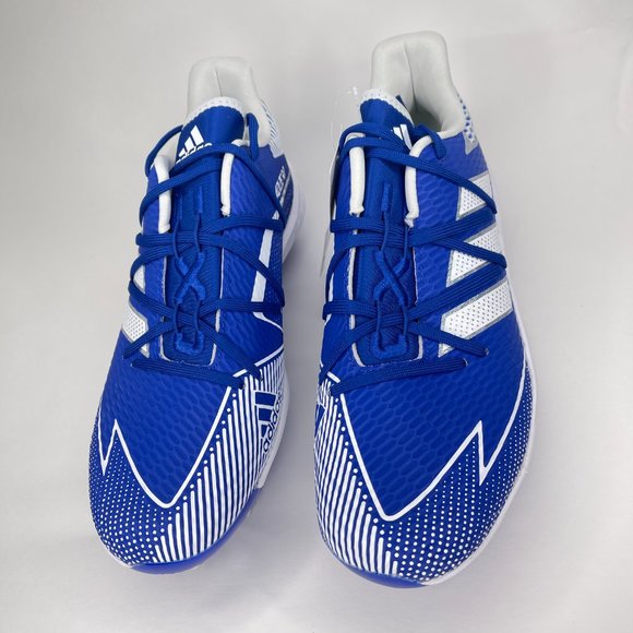Adidas Afterburner 7 Royal Blue White Baseball Cleats Size 11 FV9391